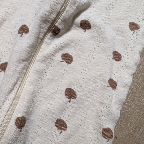 Kate Quinn pointelle zip pjs - Picture 2 of 4